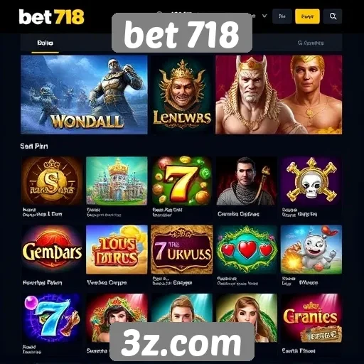 Comparação de jogos oferecidos pelo bet 718