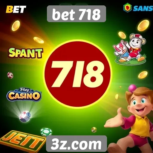 Variedade de jogos disponíveis na plataforma bet 718